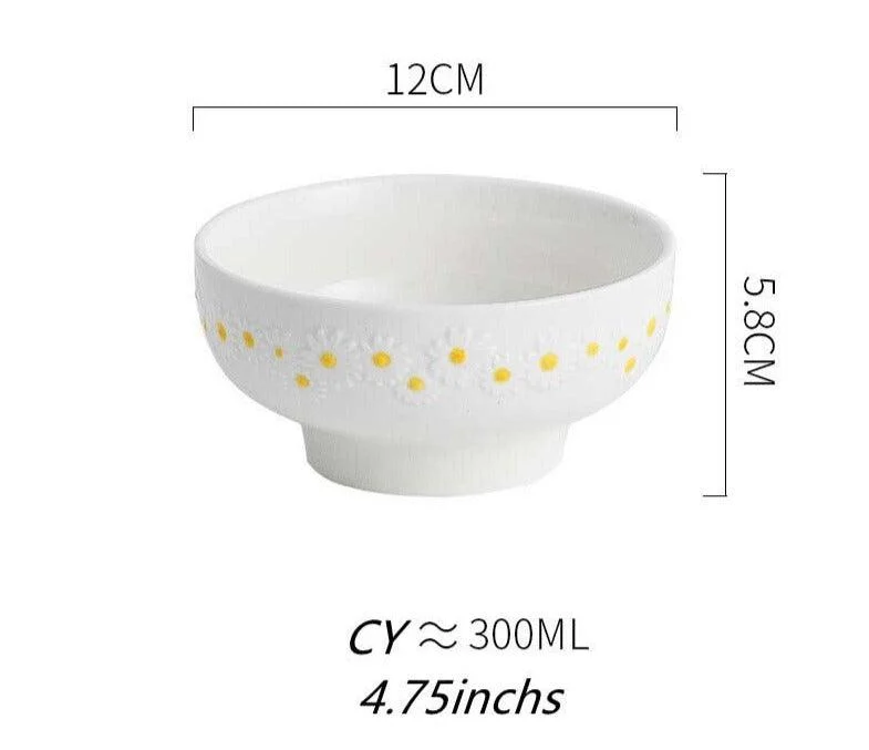 Cottagecore_Ceramic_Daisy_Plate_Dinnerware_-_-4165716 Cottagecore Ceramic Daisy Plate Dinnerware -