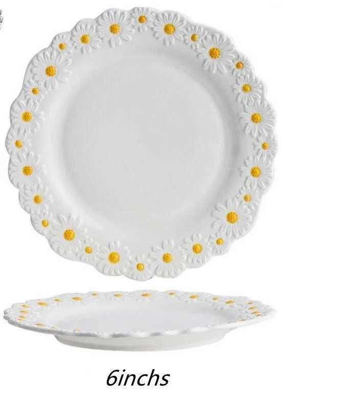 Cottagecore_Ceramic_Daisy_Plate_Dinnerware_-_-4165746 Cottagecore Ceramic Daisy Plate Dinnerware -