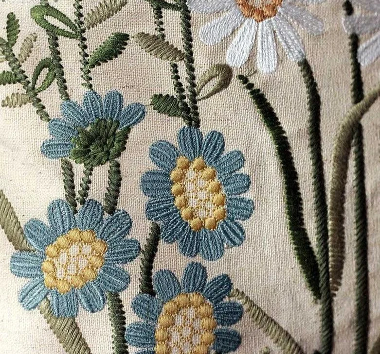 Cottagecore_Wild_Flower_Embroidered_Pillow_Cover_-_-4166146 Cottagecore Wild Flower Embroidered Pillow Cover -