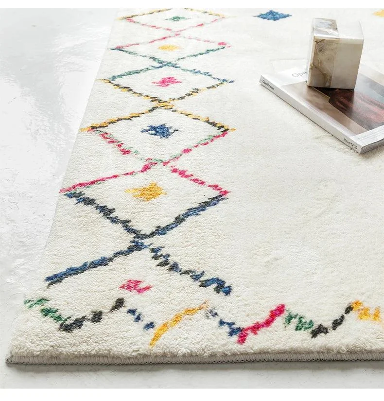Cozy Morocco Fluffy Soft Baby Rug Carpets for Bedroom Decor -