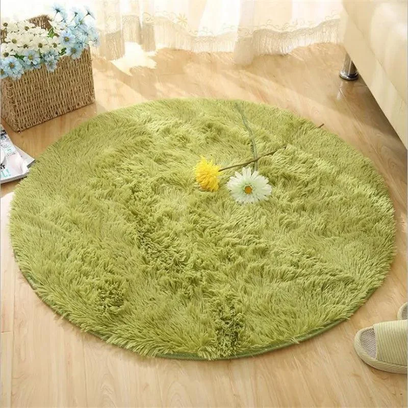 Cozy Round Plush Rug -