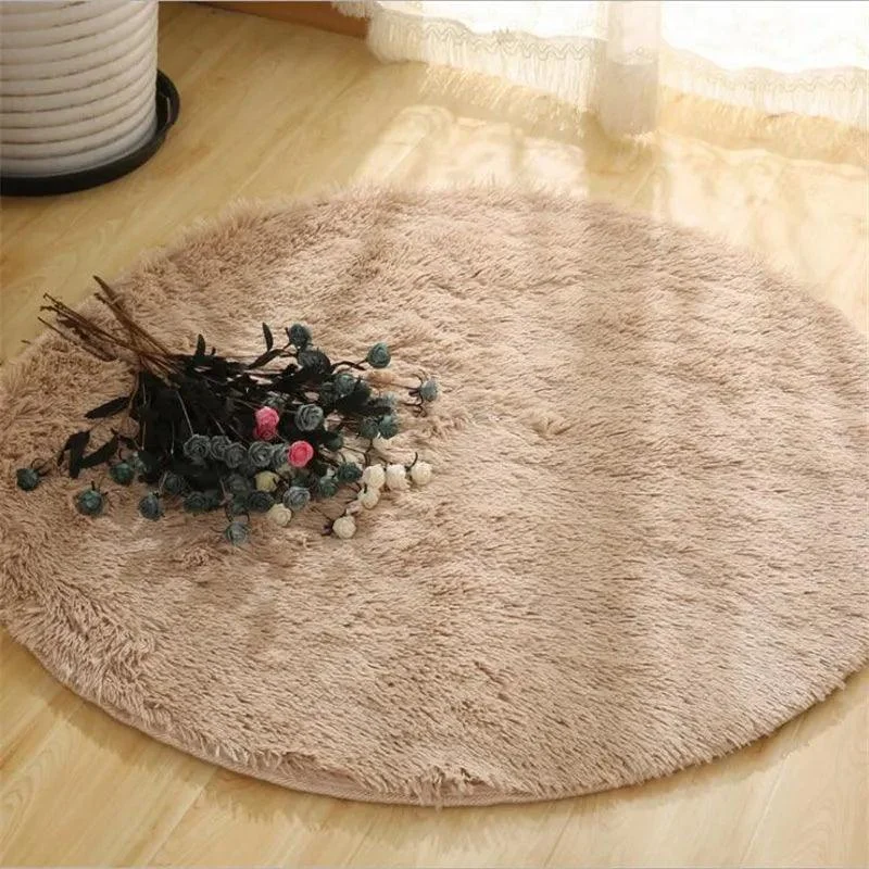 Cozy Round Plush Rug -