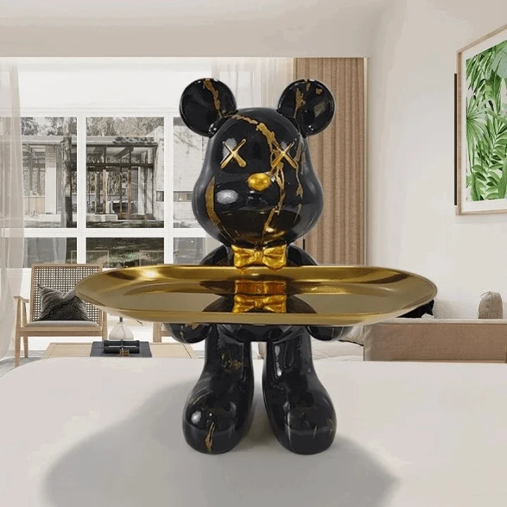 CraftBear_-_Bear_statue_with_tray_-_-4167430 CraftBear - Bear statue with tray -