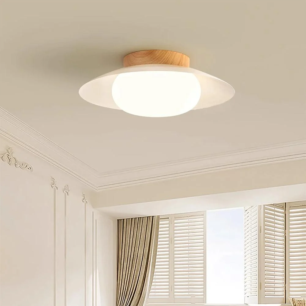 Creamroundwhiteceilingpendantlight 9