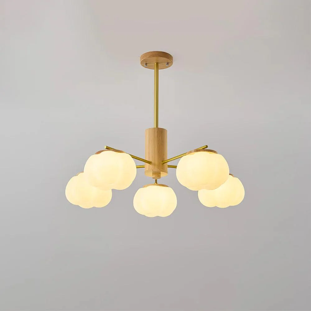 CreativeWoodenCottonBallsLivingRoomChandelier-Homdiy_3 Creativewoodencottonballslivingroomchandelier Homdiy 3