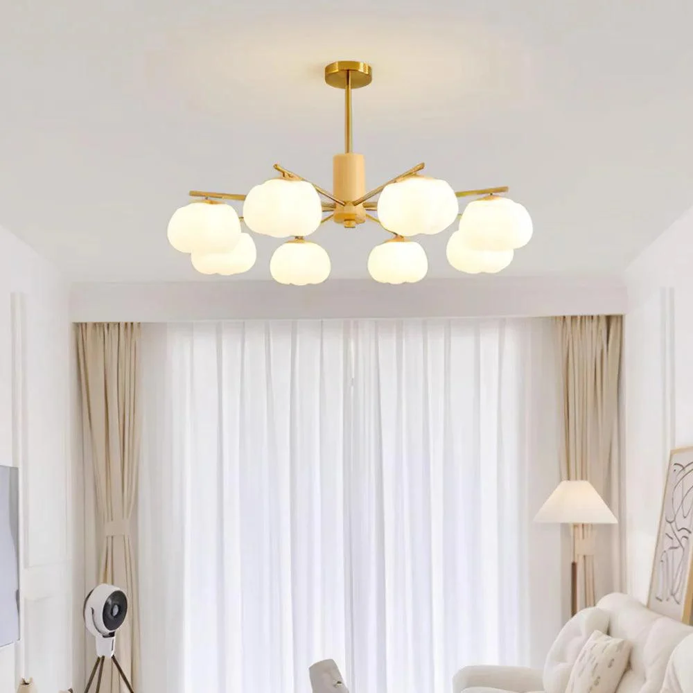 CreativeWoodenCottonBallsLivingRoomChandelier-Homdiy_9 Creativewoodencottonballslivingroomchandelier Homdiy 9
