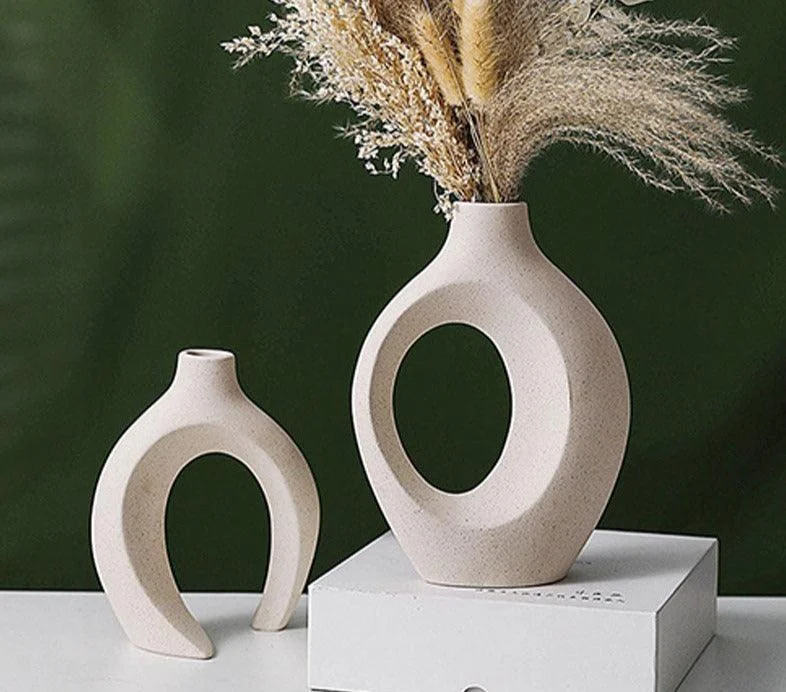 Creative_Ceramic_Circular_Hollow_Vase_Set_-_-4168374 Creative Ceramic Circular Hollow Vase Set -