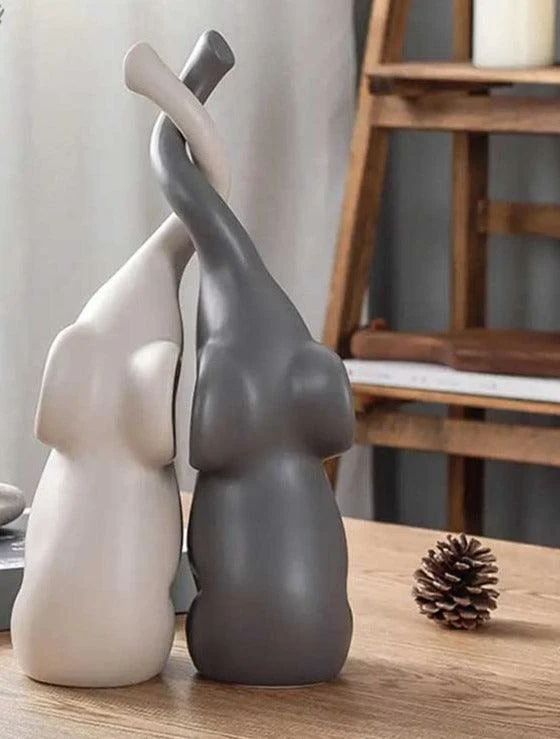 Creative_Ceramic_Twin_Elephants_Table_Ornaments_-_-4168508 Creative Ceramic Twin Elephants Table Ornaments -