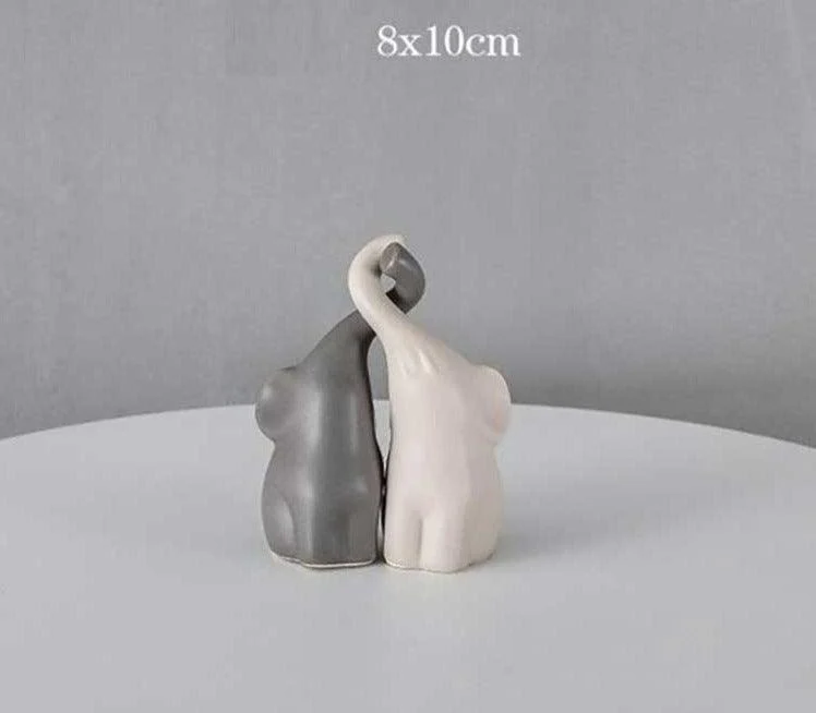 Creative_Ceramic_Twin_Elephants_Table_Ornaments_-_-4168520 Creative Ceramic Twin Elephants Table Ornaments -