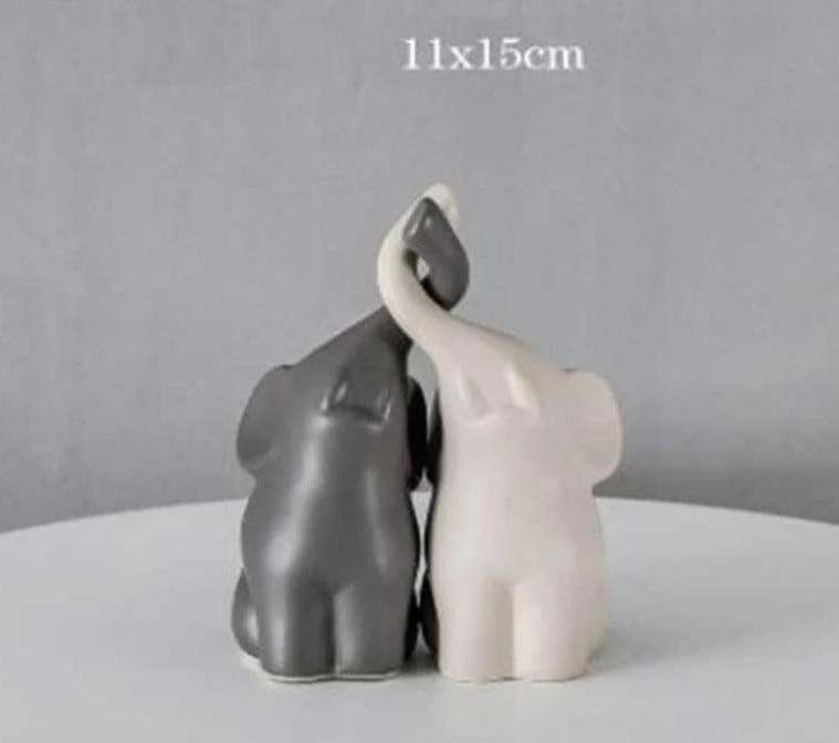 Creative_Ceramic_Twin_Elephants_Table_Ornaments_-_-4168527 Creative Ceramic Twin Elephants Table Ornaments -
