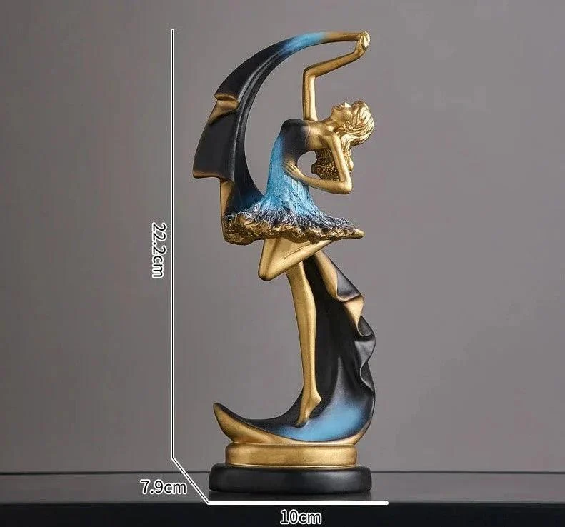 Creative Dancing Girl Sculpture - - #tag1#