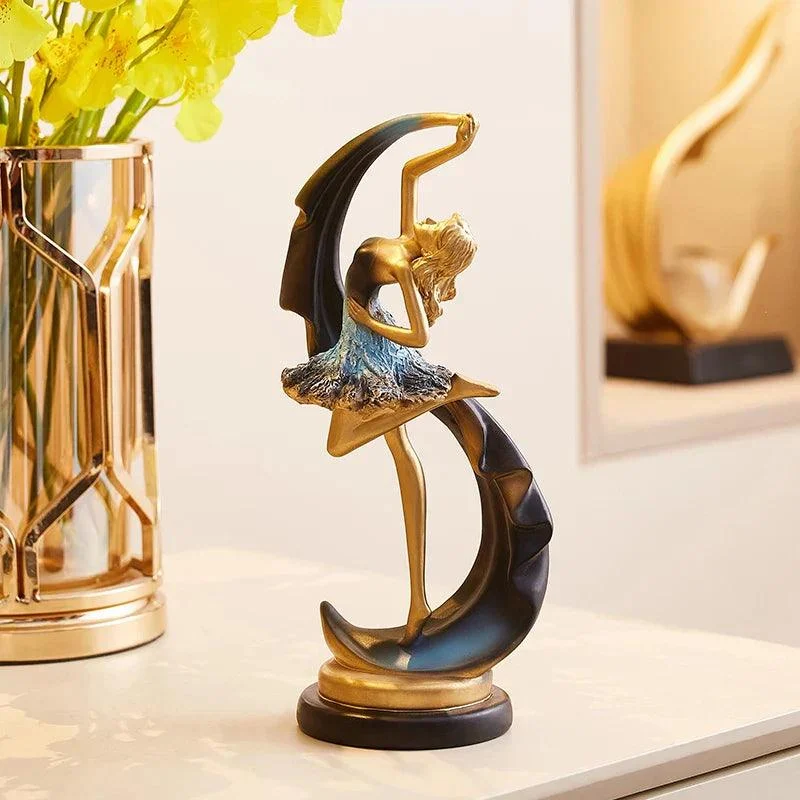 Creative Dancing Girl Sculpture -  - #tag1#