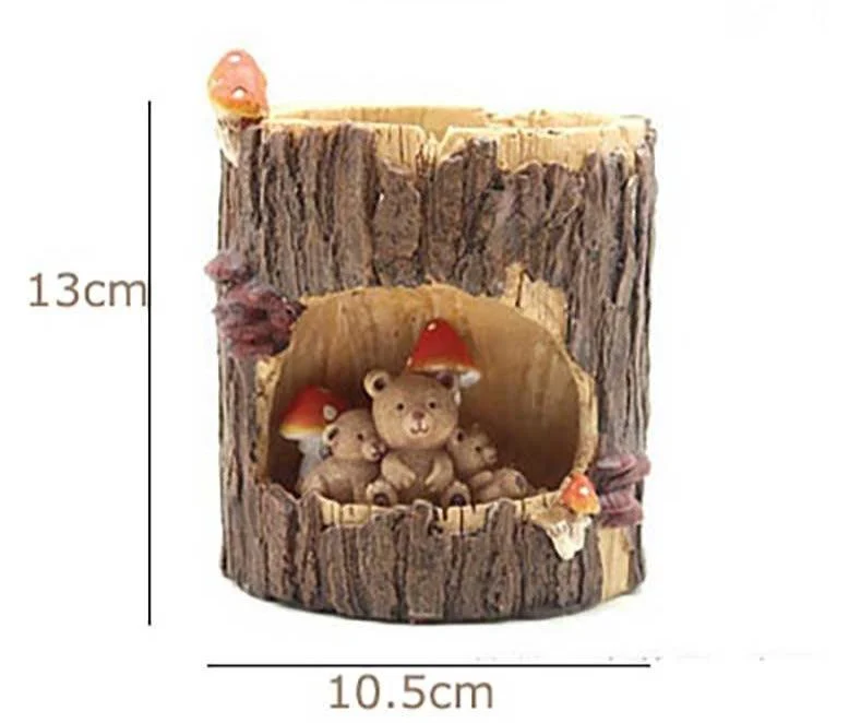Creative_Tree_House_Animals_Flower_Pot_-_-4170032 Creative Tree House Animals Flower Pot -