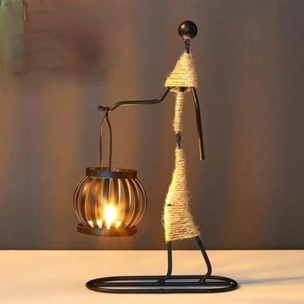 Creative_Wrought_Iron_Candle_Holder_-_-4170099 Creative Wrought Iron Candle Holder -