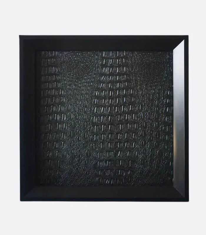 Croc_Leather_Wall_Art_Framed_Black_35_x_35_cm_-_-_tag1_-4186627 Croc Leather Wall Art Framed Black 35 x 35 cm - - #tag1#