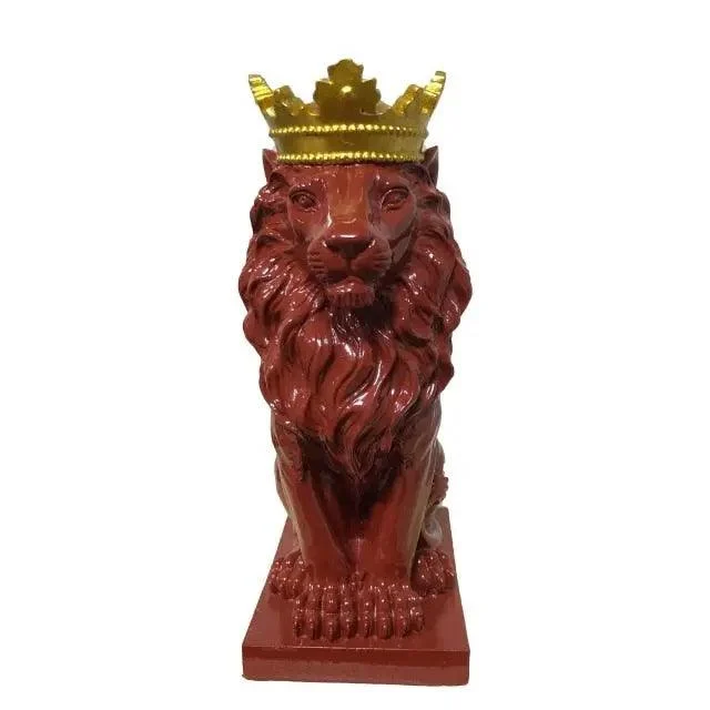 Crowned_Lion_Statue_-_-4170724 Crowned Lion Statue -