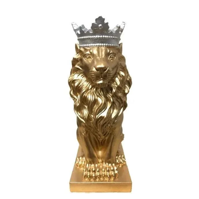 Crowned_Lion_Statue_-_-4170737 Crowned Lion Statue -