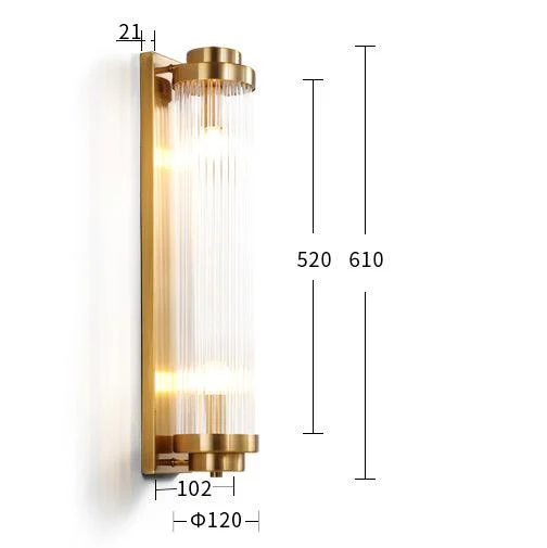 CrystalPillarMetalWallLamp_17 Crystalpillarmetalwalllamp 17