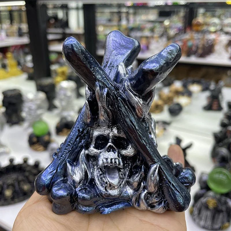 Crystal_Ball_Base_Skull_Resin_Handicraft_Ornaments_-_-_tag1_-4193514 Crystal Ball Base Skull Resin Handicraft Ornaments - - #tag1#