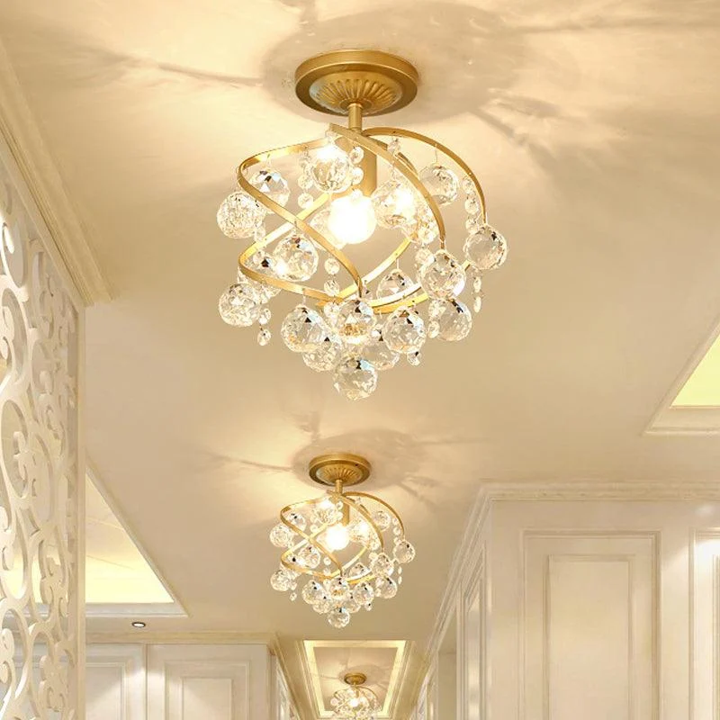 Crystal_Ball_Spiral_Semi-Flush_Ceiling_Light_Postmodern_1-Light_Brass_Ceiling_Lamp_Fixture_-_-_tag1_-4193595 Crystal Ball Spiral Semi-Flush Ceiling Light Postmodern 1-Light Brass Ceiling Lamp Fixture - - #tag1#