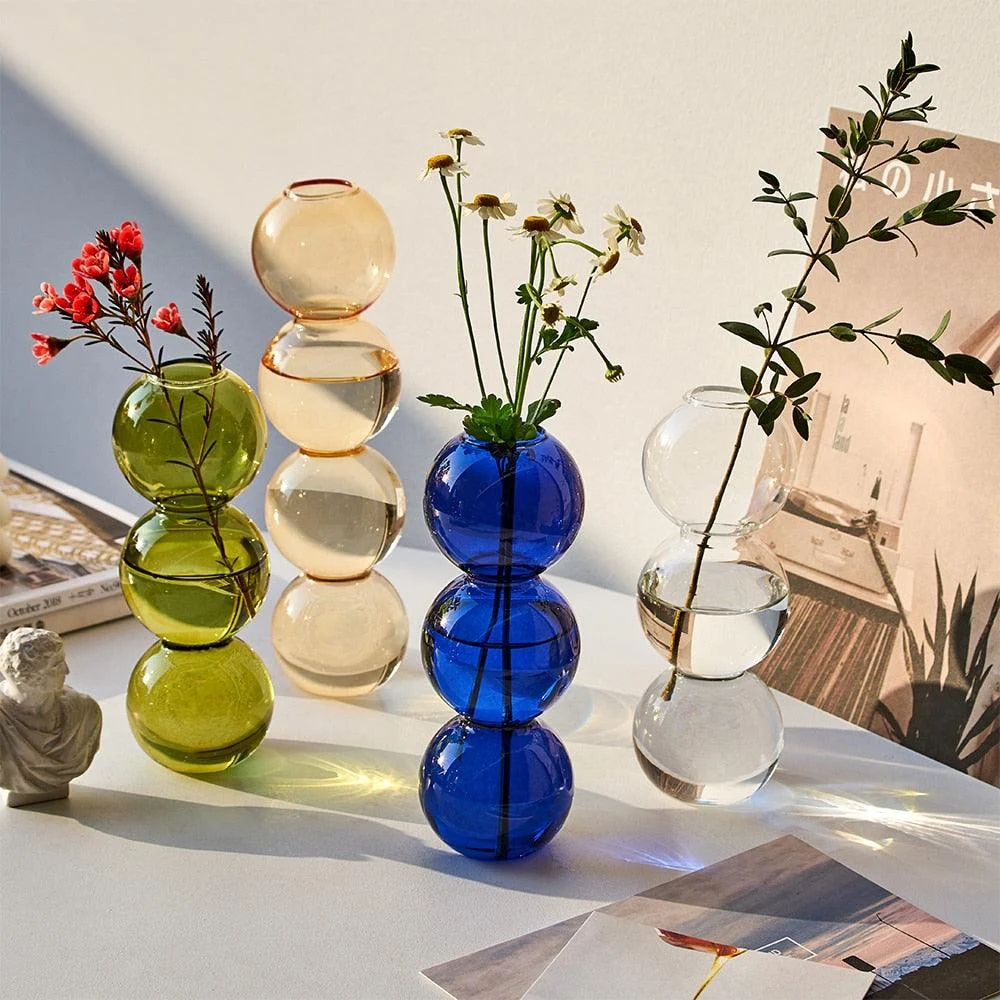 Crystal Bubble Vase -