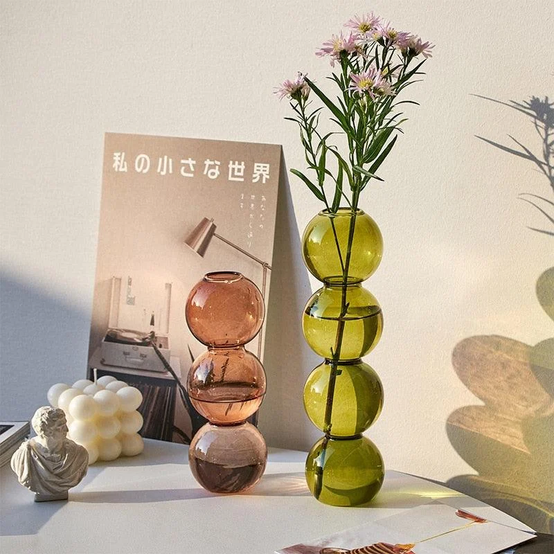Crystal Bubble Vase -