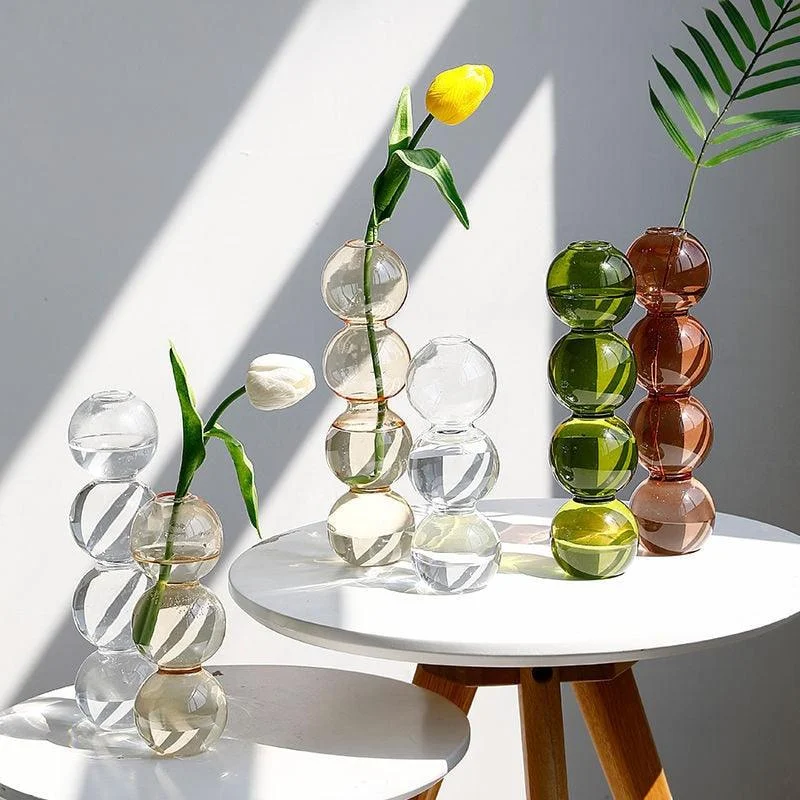 Crystal Bubble Vase -