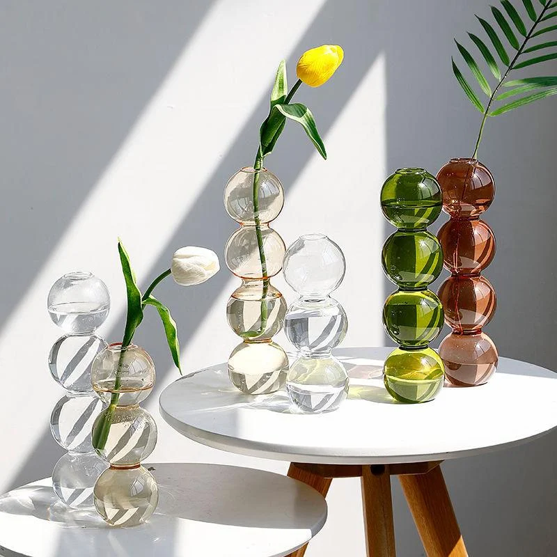 Crystal Bubble Vase -