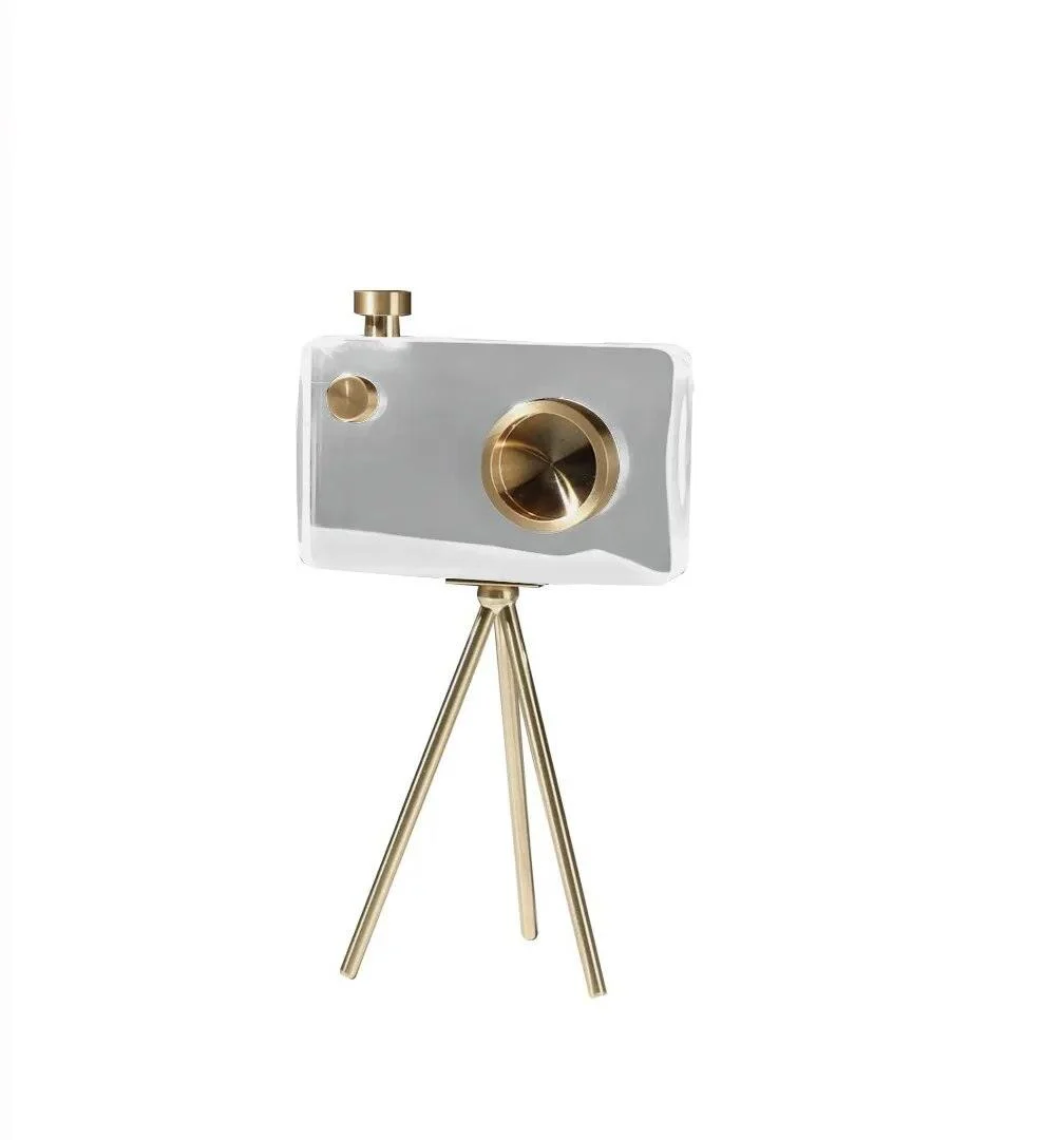 Crystal Camera Sculpture -