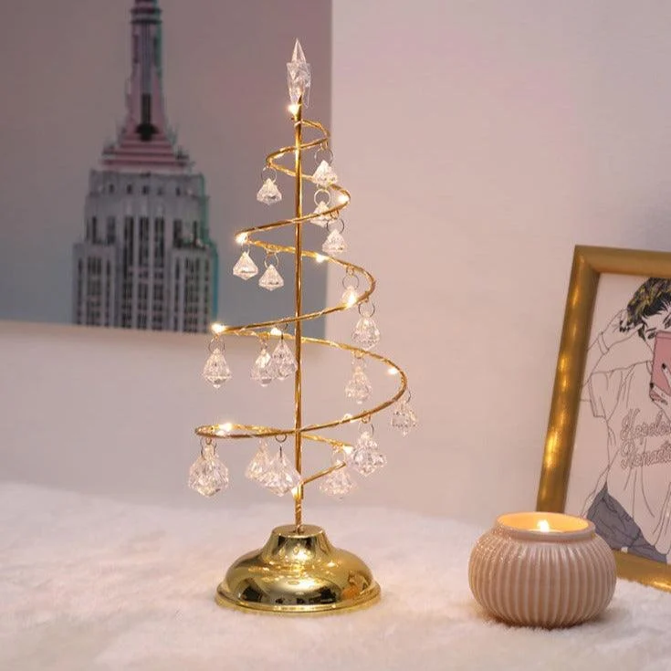 Crystal Christmas Tree Table Lamp -  - #tag1#