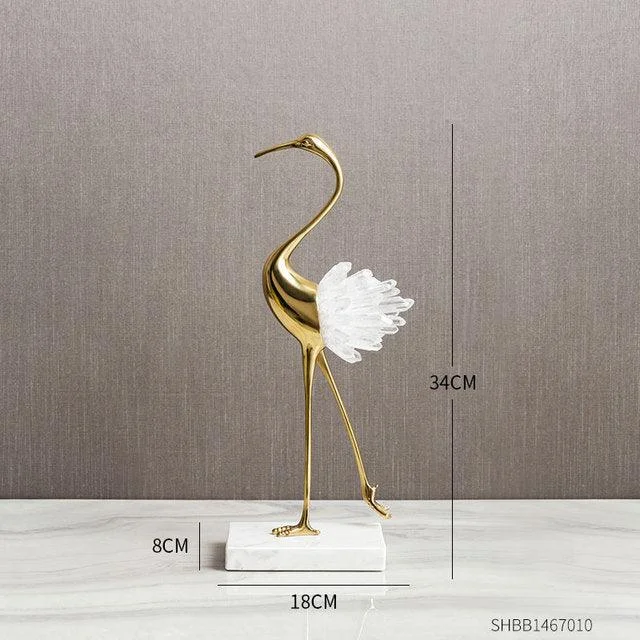 Crystal_Crane_Sculpture_Decor_-_-_tag1_-4186979 Crystal Crane Sculpture Decor - - #tag1#