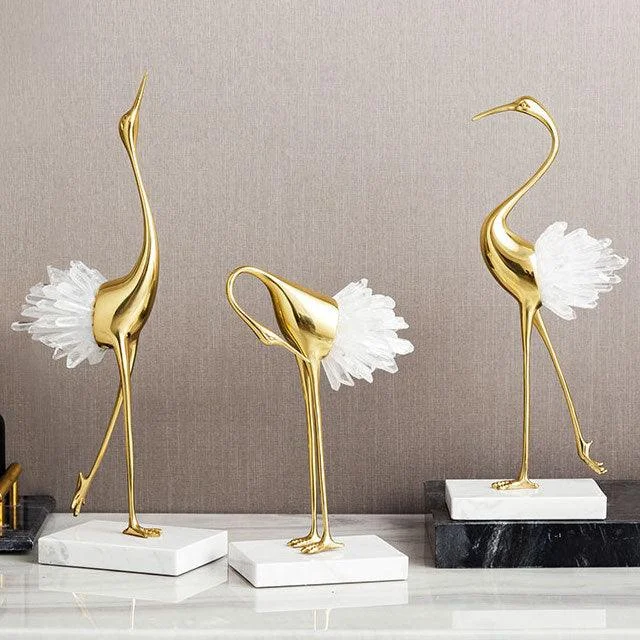 Crystal_Crane_Sculpture_Decor_-_-_tag1_-4187004 Crystal Crane Sculpture Decor - - #tag1#