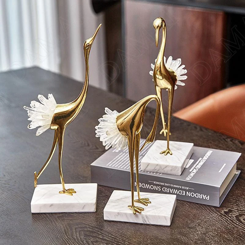 Crystal_Crane_Sculpture_Decor_-_-_tag1_-4187018 Crystal Crane Sculpture Decor - - #tag1#