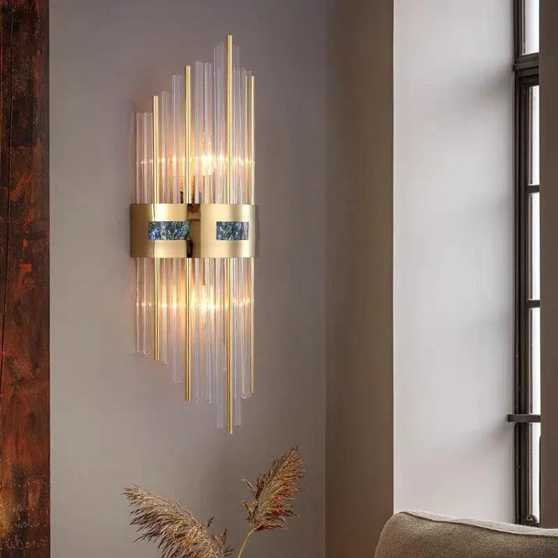 Crystal_Crystal_LED_Wall_Lamp_Gold_Living_Room-Bedroom_Metal-Acrylic_-_-_tag1_-4193750 Crystal Crystal LED Wall Lamp Gold, Living Room/Bedroom, Metal/Acrylic - - #tag1#