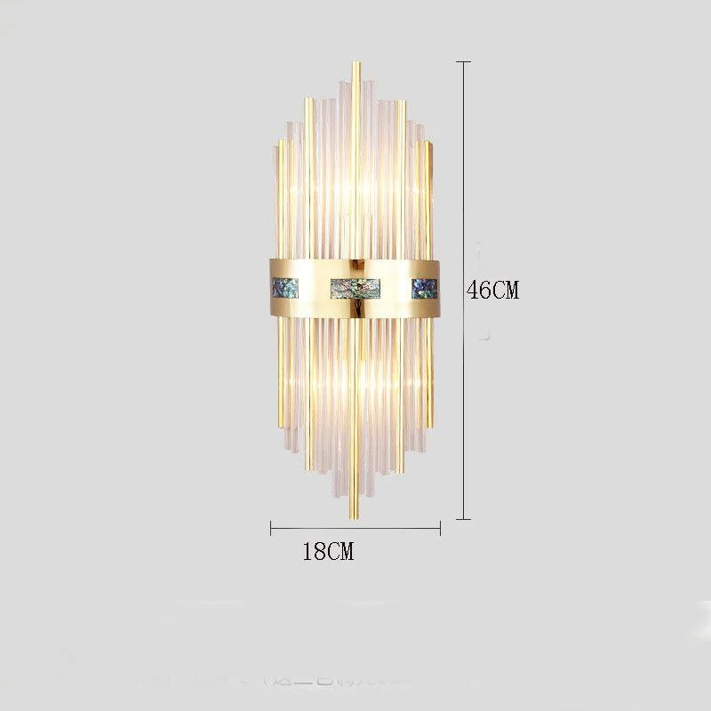 Crystal_Crystal_LED_Wall_Lamp_Gold_Living_Room-Bedroom_Metal-Acrylic_-_-_tag1_-4193758 Crystal Crystal LED Wall Lamp Gold, Living Room/Bedroom, Metal/Acrylic - - #tag1#