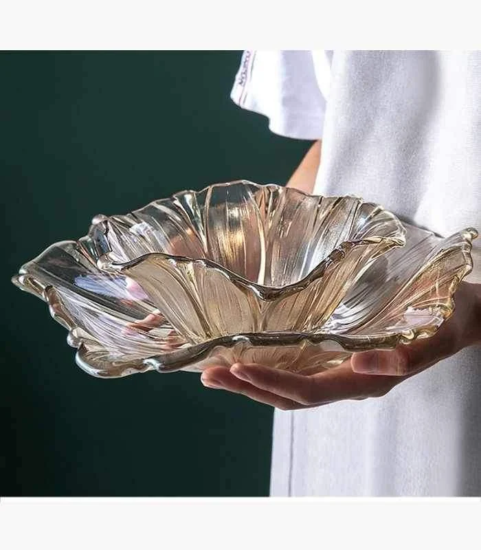 Crystal_Glass_Decorative_Fruit_Bowl_Golden_Yellow_-_-_tag1_-4187304 Crystal Glass Decorative Fruit Bowl Golden Yellow - - #tag1#