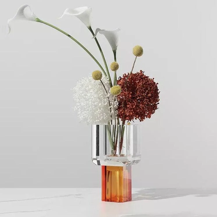 Crystal_Glass_Tabletop_Vase_Decorative_19_cm_-_-_tag1_-4187400 Crystal Glass Tabletop Vase Decorative 19 cm - - #tag1#