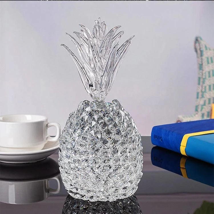 Crystal_Hand-Crafted_Pineapple_Sculpture_-_-4171238 Crystal Hand-Crafted Pineapple Sculpture -