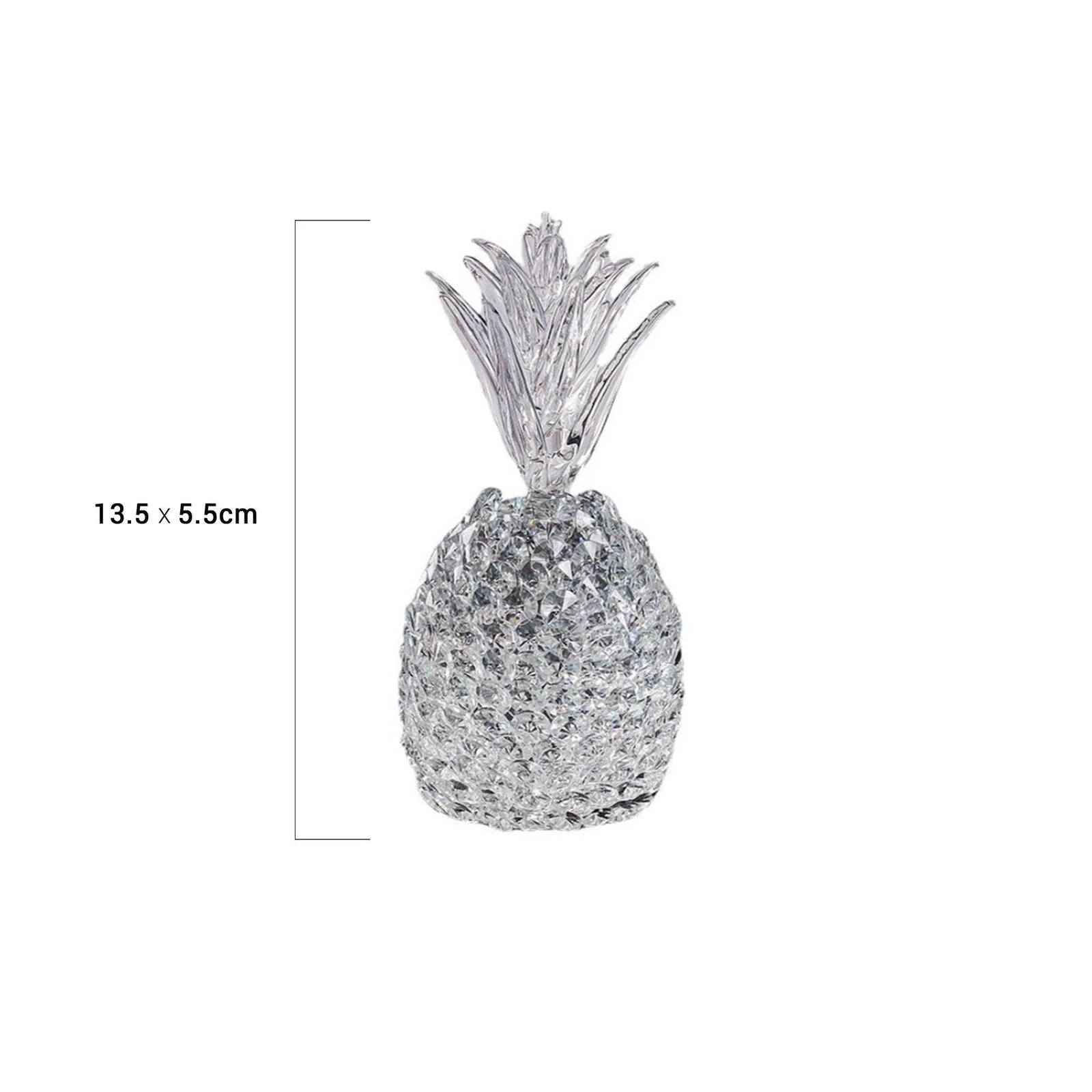Crystal_Hand-Crafted_Pineapple_Sculpture_-_-4171257 Crystal Hand-Crafted Pineapple Sculpture -