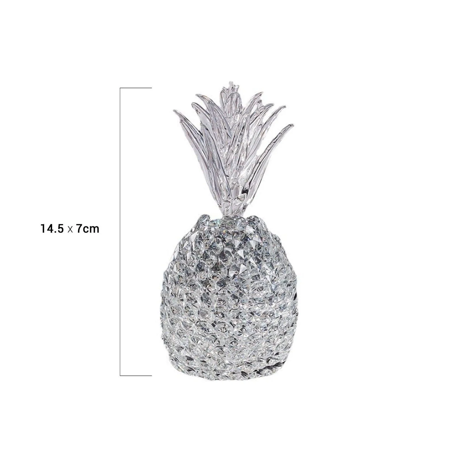 Crystal_Hand-Crafted_Pineapple_Sculpture_-_-4171267 Crystal Hand-Crafted Pineapple Sculpture -