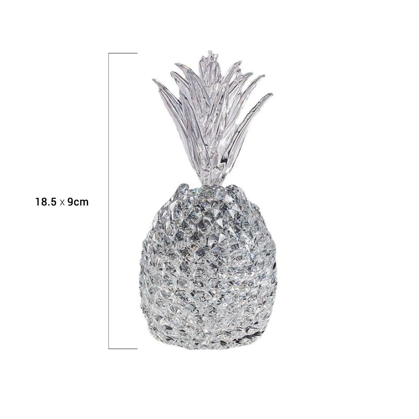 Crystal_Hand-Crafted_Pineapple_Sculpture_-_-4171273 Crystal Hand-Crafted Pineapple Sculpture -