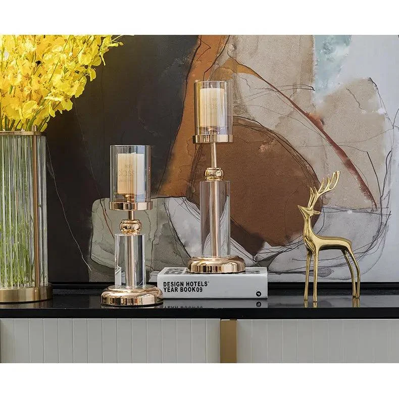 Crystal_Metal_Candle_Holders_-_-4170758 Crystal & Metal Candle Holders -