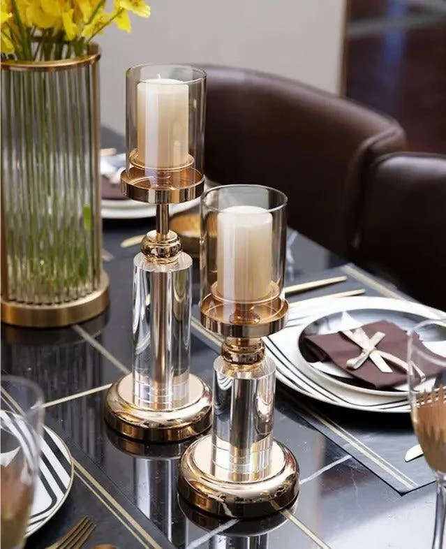 Crystal_Metal_Candle_Holders_-_-4170778 Crystal & Metal Candle Holders -