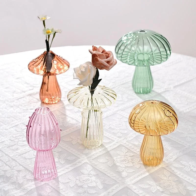 Crystal Mushroom Jars -