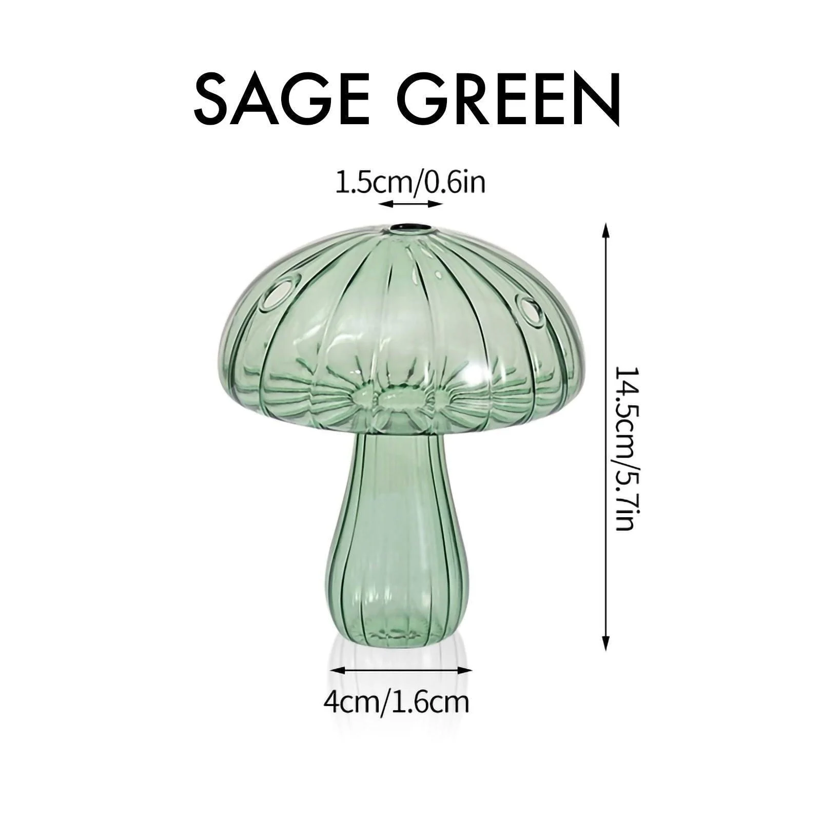 Crystal Mushroom Jars -