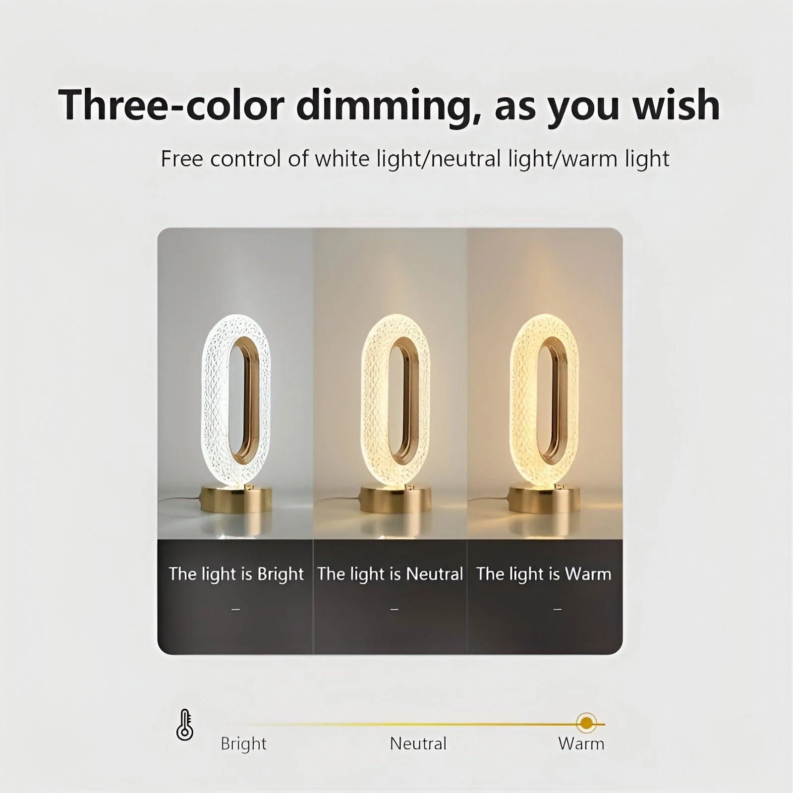Crystal Table Lamp - Luxe Crystal Table Lamp - LED Oval Table Lamp -  - #tag1#
