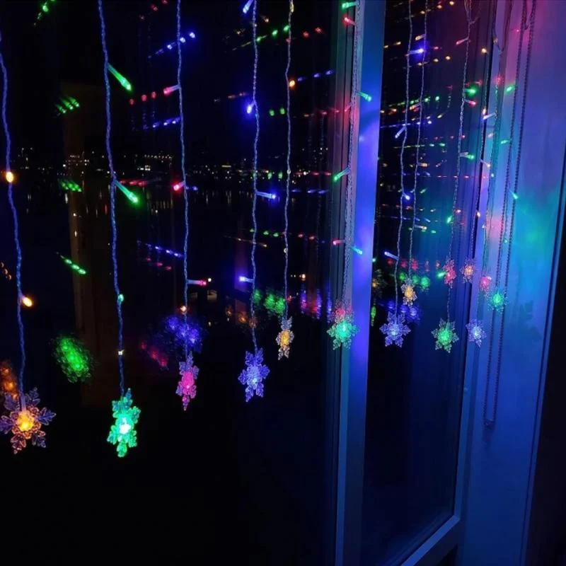 Curtain_Snowflake_LED_String_Lights_-_-_tag1_-4195248 Curtain Snowflake LED String Lights - - #tag1#