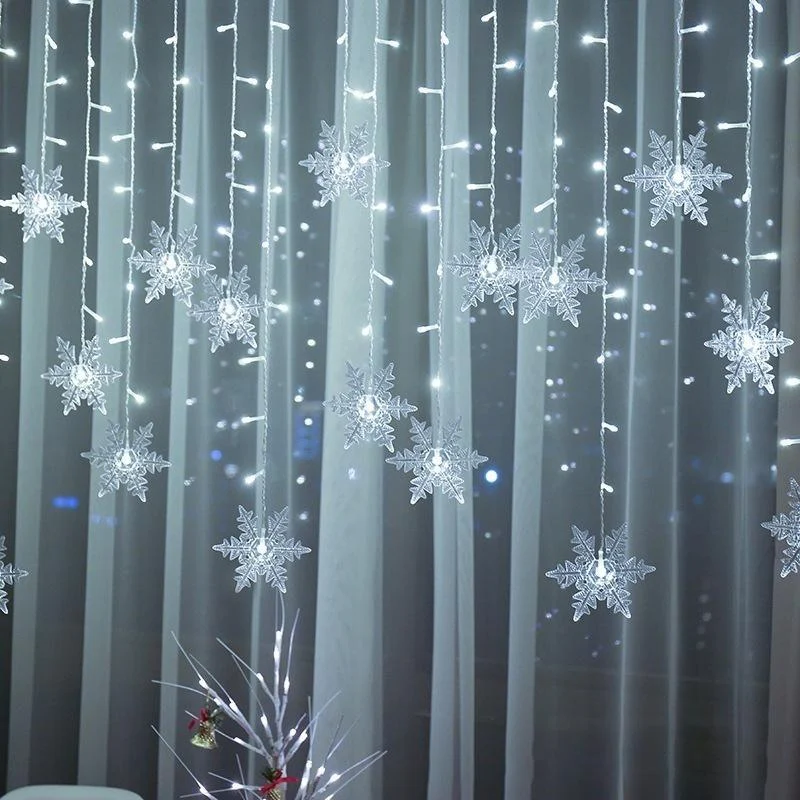 Curtain_Snowflake_LED_String_Lights_-_-_tag1_-4195256 Curtain Snowflake LED String Lights - - #tag1#