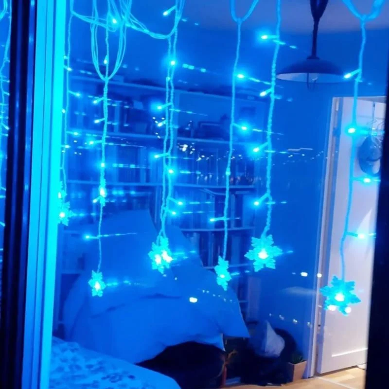 Curtain_Snowflake_LED_String_Lights_-_-_tag1_-4195260 Curtain Snowflake LED String Lights - - #tag1#