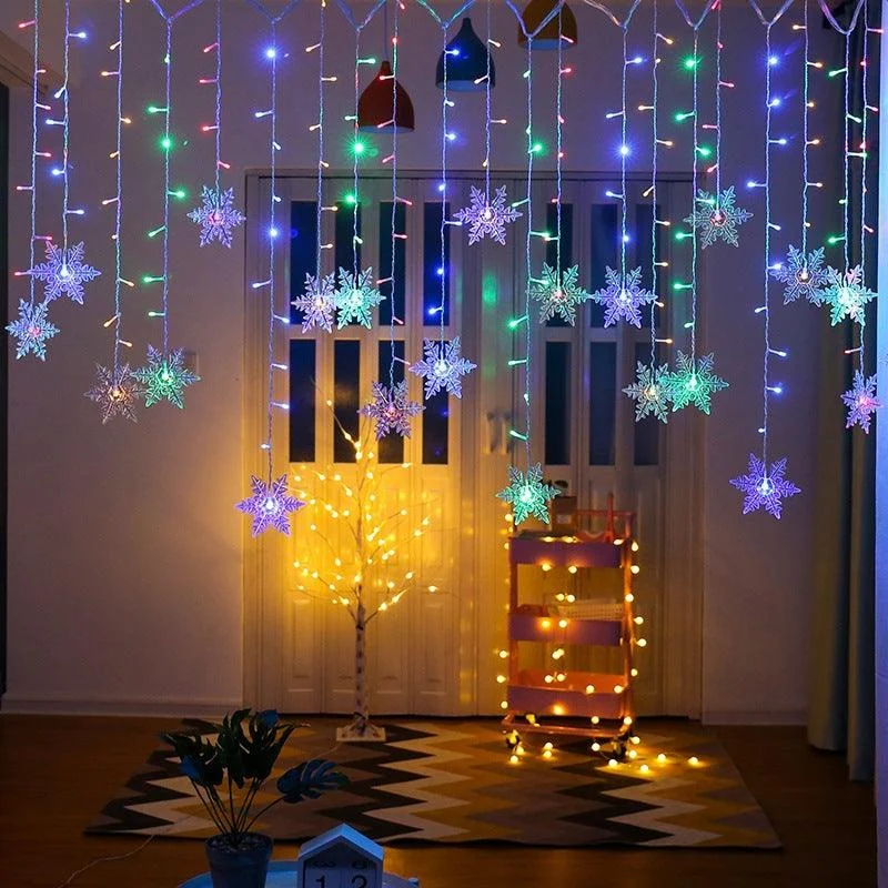 Curtain_Snowflake_LED_String_Lights_-_-_tag1_-4195268 Curtain Snowflake LED String Lights - - #tag1#